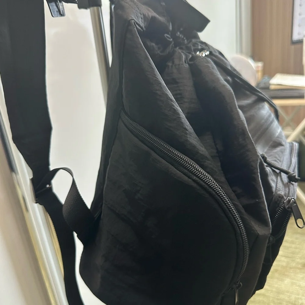 EUC C&C California Stylish Black Backpack with Logo Detail - Picture 6 of 7